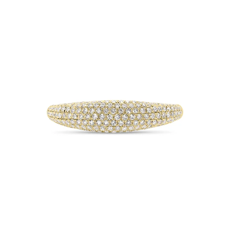 Premium Jewelry Now Available At Special Discounts Pave Diamond Dome Ring