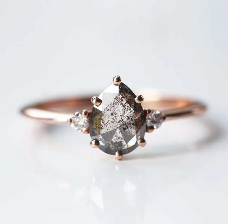 Elegant Jewelry, Exclusive Prices – Shop Now Samantha Pear Salt & Pepper Diamond Ring Elegant Jewelry, Exclusive Prices – Shop Now Samantha Pear Salt & Pepper Diamond Ring