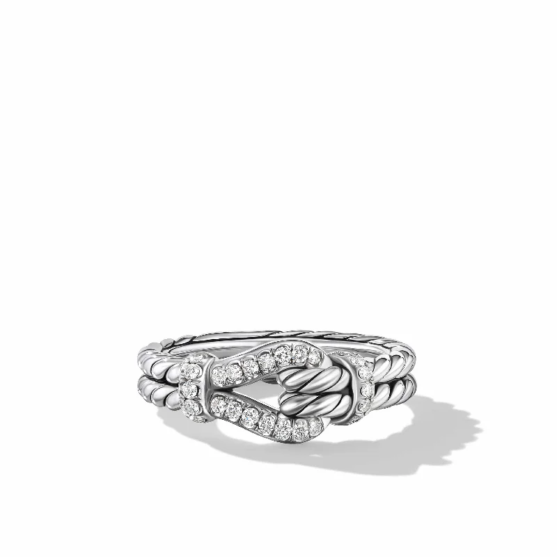 Handcrafted Jewelry Sale – Unique Designs At Low Prices Thoroughbred Loop Ring in Sterling Silver with Pave Diamonds Handcrafted Jewelry Sale – Unique Designs At Low Prices Thoroughbred Loop Ring in Sterling Silver with Pave Diamonds