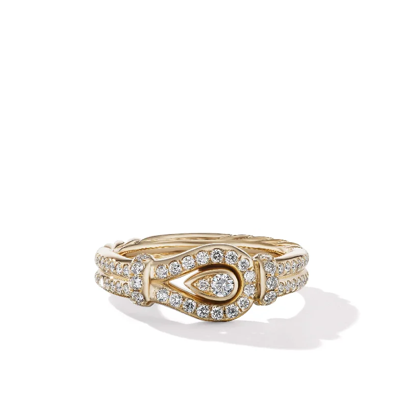 Exclusive Jewelry Offers – Shine For Less Thoroughbred Loop Ring in 18K Yellow Gold with Full Pav Diamonds Exclusive Jewelry Offers – Shine For Less Thoroughbred Loop Ring in 18K Yellow Gold with Full Pav Diamonds