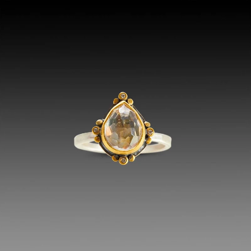 Best-Selling Jewelry Now Available At Special Deals Rosecut Teardrop White Topaz Ring Best-Selling Jewelry Now Available At Special Deals Rosecut Teardrop White Topaz Ring