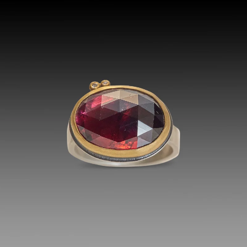 Discounted Luxury Jewelry – Shine Without The Splurge Rubellite Tourmaline Ring