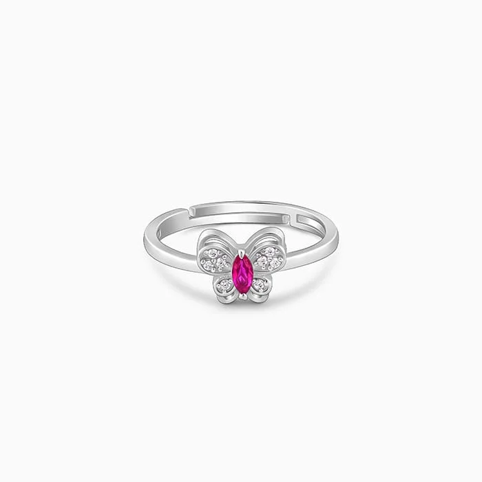 The Biggest Jewelry Sale Of The Year Is Here Silver Pop Pink Studded Butterfly Ring