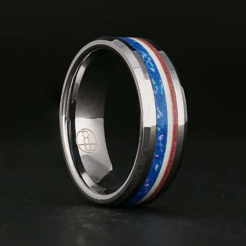 Luxury Meets Affordability – Jewelry Sale Live Now The Patriot | Striped Glowstone Ring Luxury Meets Affordability – Jewelry Sale Live Now The Patriot | Striped Glowstone Ring