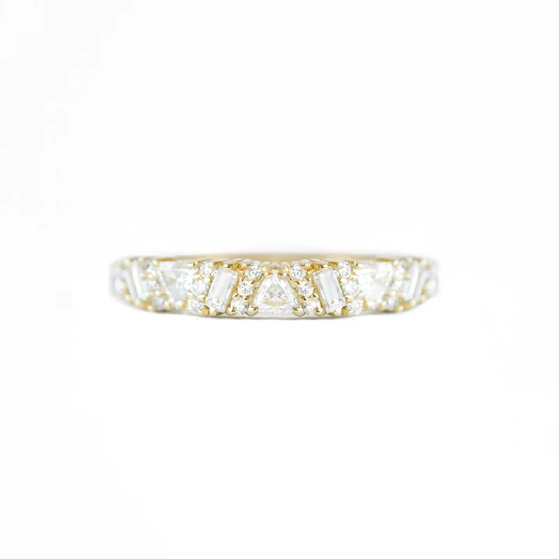 Grab Your Dream Jewelry At The Lowest Prices Trillion Diamond Mosaic Confetti Band