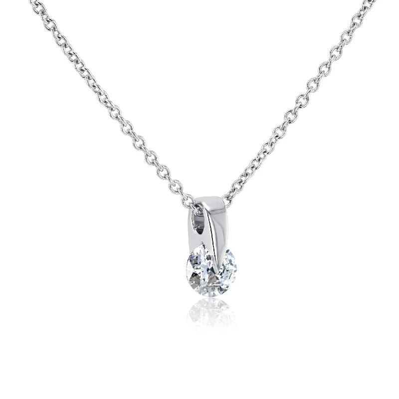 Buy More, Save More On Stunning Jewelry Pieces 1/4ct Claw Solitaire Necklace