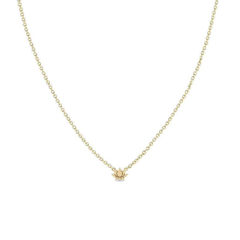 Adjustable Charm Bracelets For A Perfect Fit 14k Itty Bitty Lotus Necklace