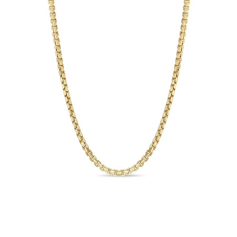 Huge Savings On Premium Jewelry Styles 14k Gold Large Box Chain Necklace