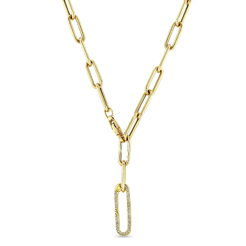 Your Dream Jewelry At Dream Prices 14k Gold Large Paperclip Chain Oval Enhancer Necklace