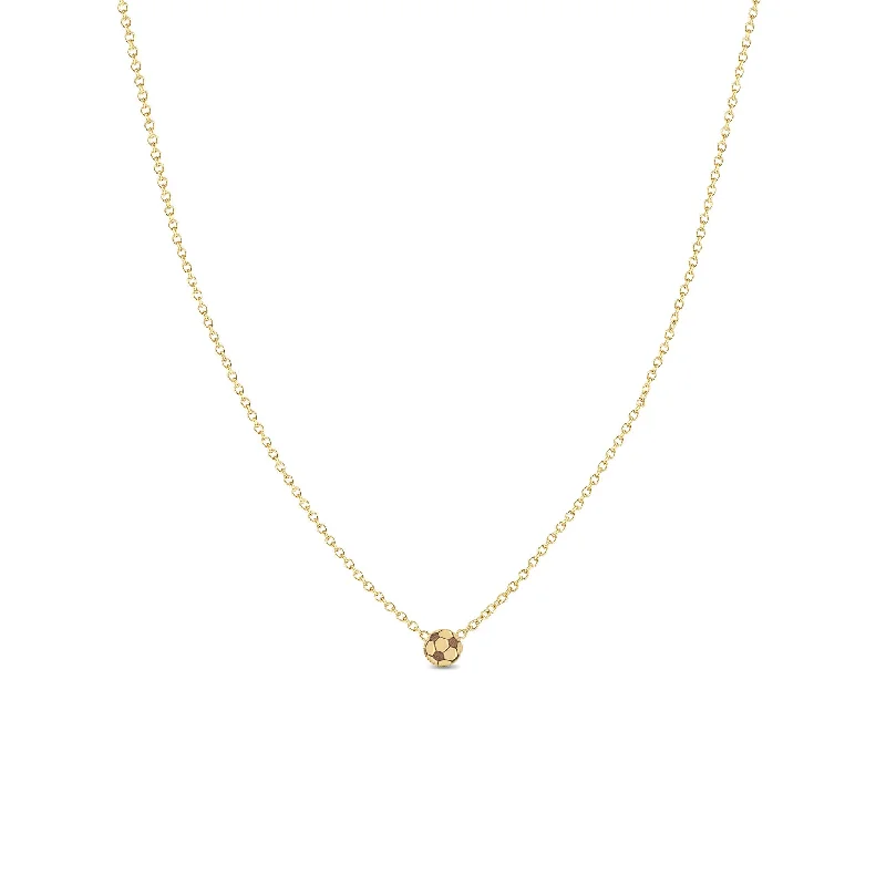 Timeless Elegance, Temporary Discounts – Act Fast 14k Itty Bitty Soccer Ball Necklace
