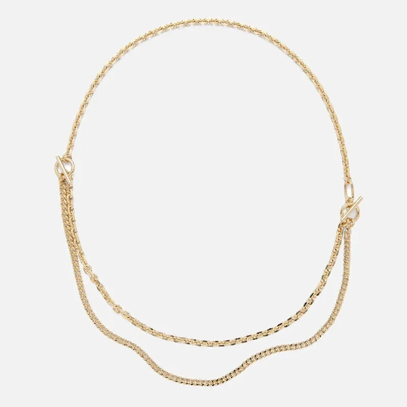 Bold And Beautiful Jewelry Now At Irresistible Prices 3 Way Necklace in Gold