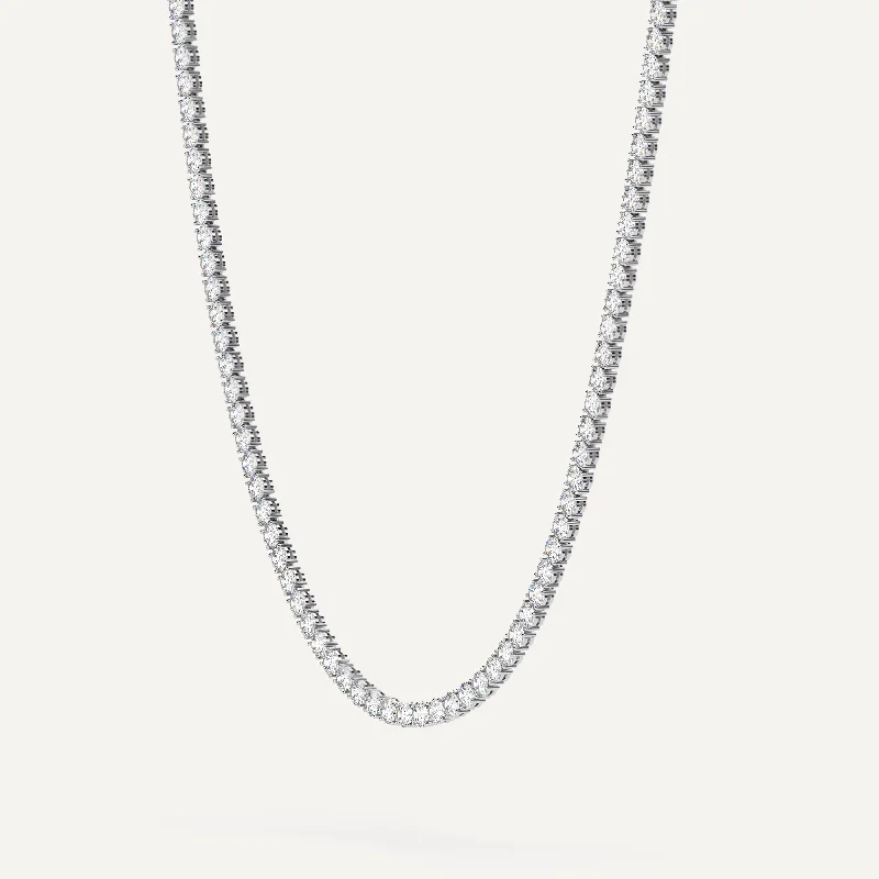 Flash Sale On Stunning Jewelry – Don't Miss Out 5 carat Diamond Tennis Necklace 16 Inch