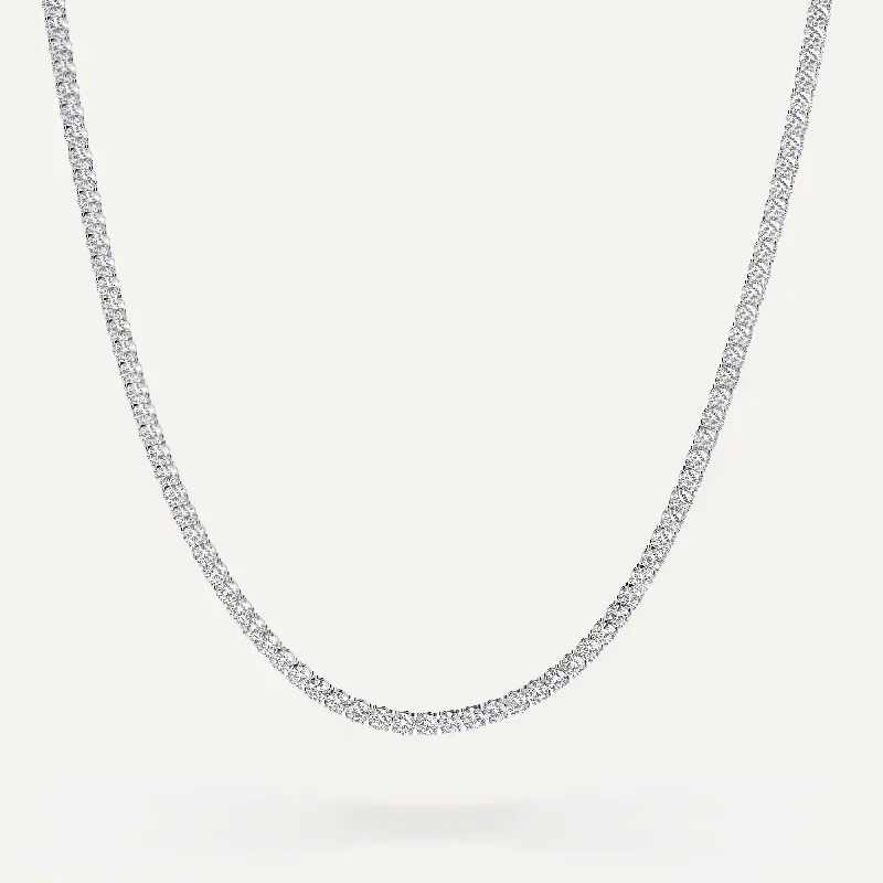 Trending Jewelry Now At Unbeatable Prices 5 carat Diamond Tennis Necklace