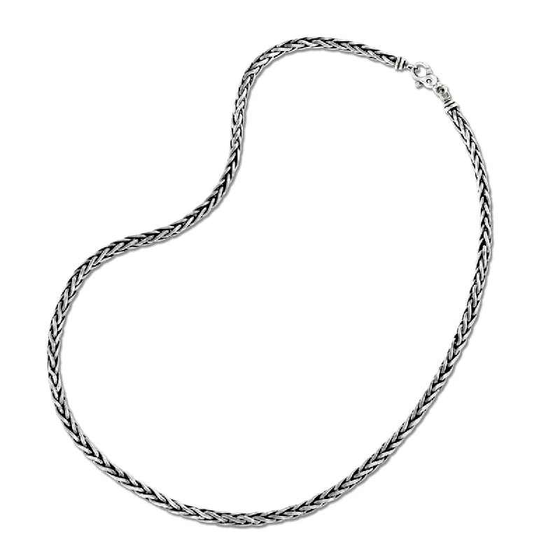 Personalized Engraved Jewelry For Meaningful Gifts 3mm Classic Woven Chain