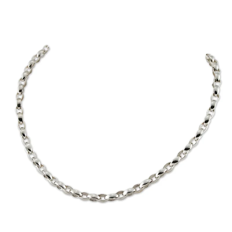 Romantic Heart-Shaped Jewelry For Special Gifts Silken Link Necklace