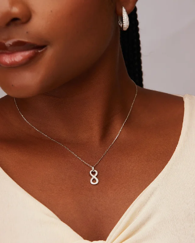 Limited-Stock Jewelry Sale – Once It's Gone, It's Gone Amit Moissanite Infinity Necklace