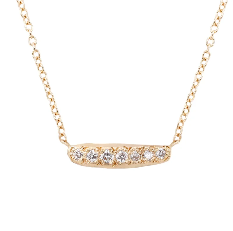 Handcrafted Jewelry Sale – Unique Designs At Low Prices Aurora Necklace-White Diamonds