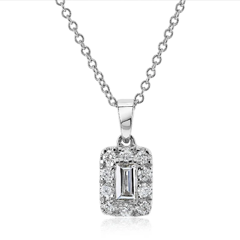 Get The Sparkle You Love At Prices You Adore Baguette Diamond Necklace