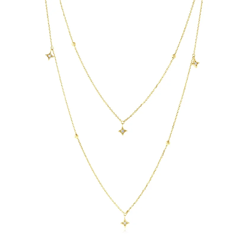 Unmissable Deals On Handmade Jewelry Collections Bohemian Diamond Layered Necklace
