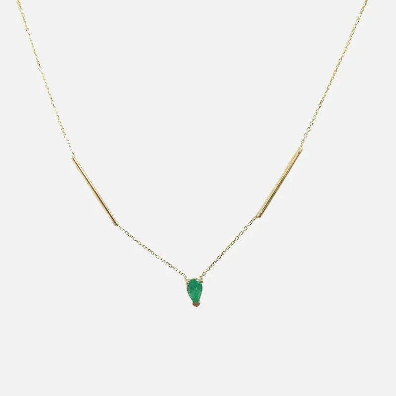 Celebrate With Sparkle – Jewelry Sale Now Live Deconstructed Bar Gold Necklace