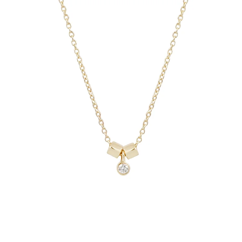 Stunning Statement Jewelry, Unbeatable Discounts Pebble necklace with 1 diamond