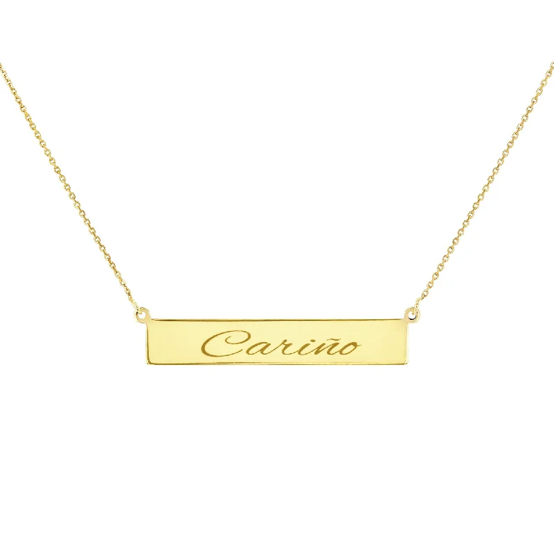 Personalized Jewelry Sale – Unique Pieces At Great Prices Custom Gold Name Plate Necklace