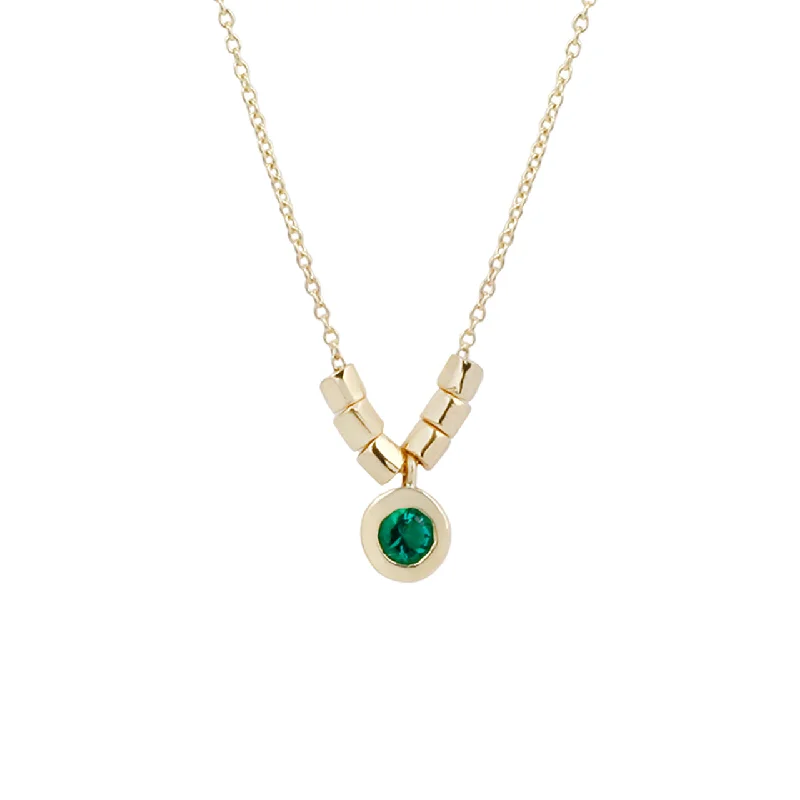 Exclusive Jewelry Sale – Grab Timeless Pieces Now Emerald pebble necklace