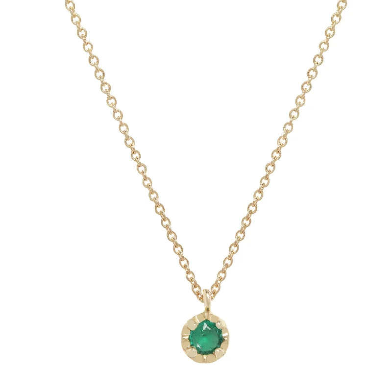 The Biggest Jewelry Sale Of The Year Is Here Emerald prong necklace