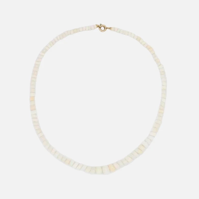 Elevate Your Outfit With Discounted Statement Jewelry Cloud Opal Necklace