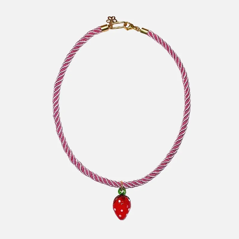 Celebrate With Sparkle – Jewelry Sale Now Live Frutta Necklace, Strawberry