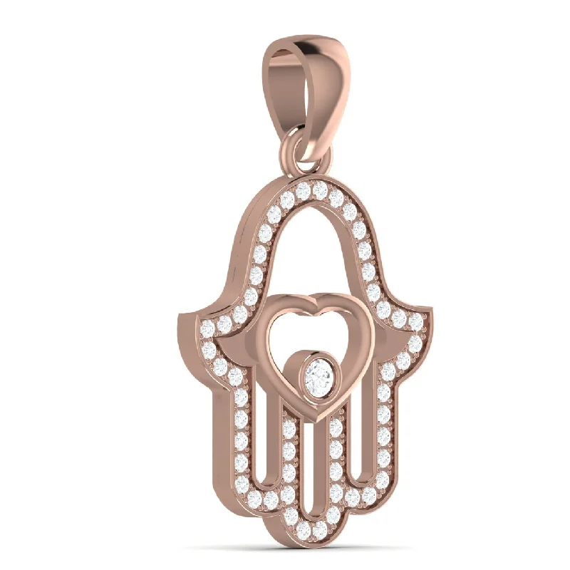 Don't Miss Out On Bestselling Jewelry At Special Prices Hamsa Diamond Pendant in 18K Gold
