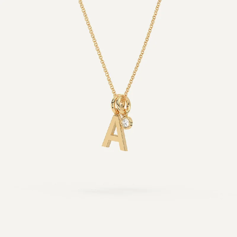 Unmissable Jewelry Sale – Shop Before It's Too Late Initial Letter A Necklace
