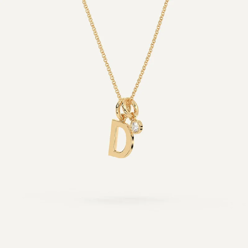 Flash Deals On Fine Jewelry – Shop Before It's Gone Initial Letter D Necklace