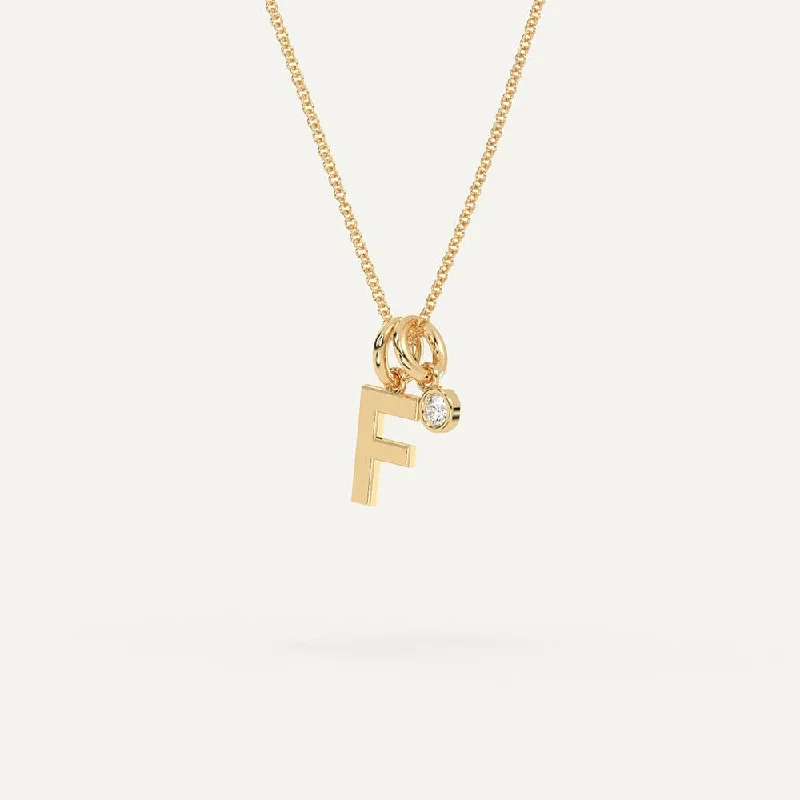 Exclusive Jewelry Markdowns – Limited-Time Offer Initial Letter F Necklace