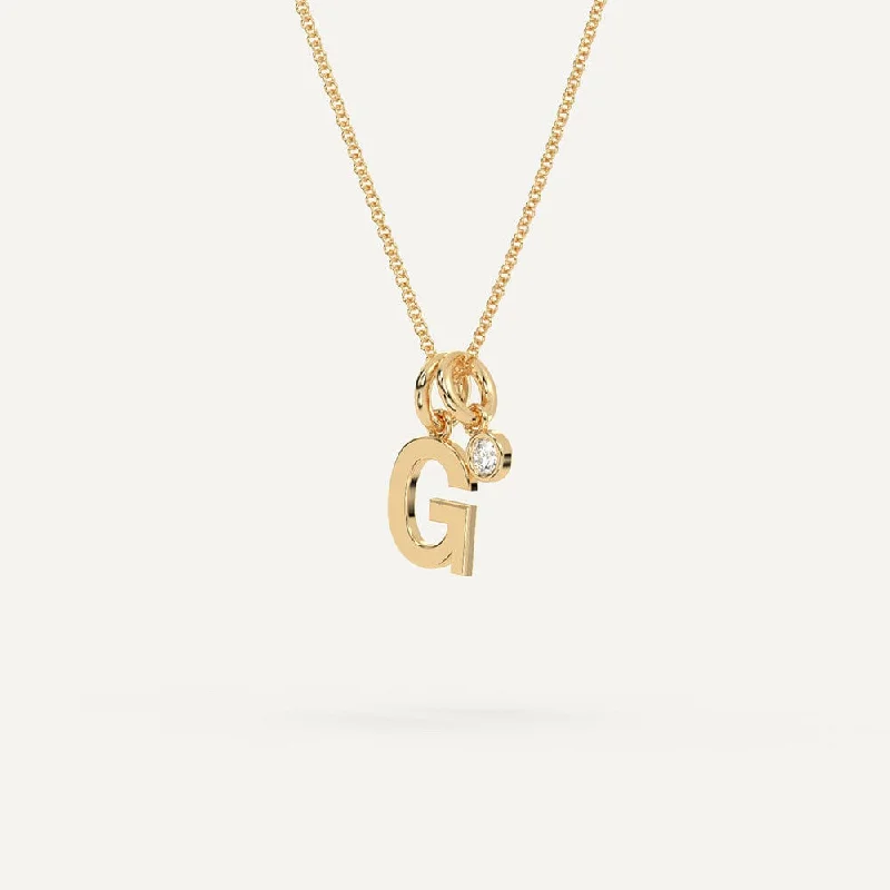 Jewelry Deals That Outshine The Rest Initial Letter G Necklace