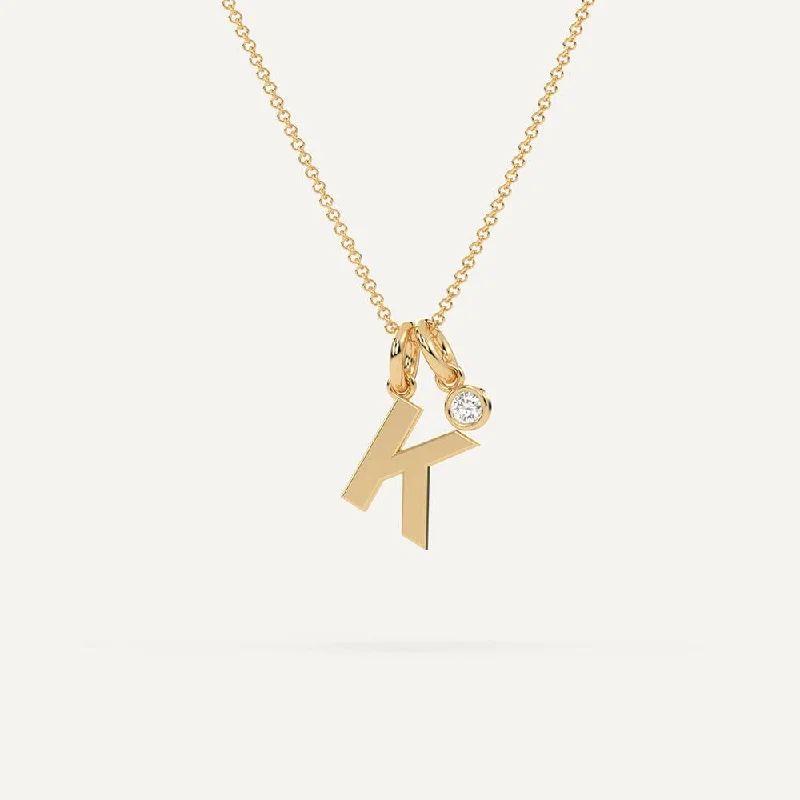 Jewelry Flash Sale – Stylish Designs At Unbeatable Rates Initial Letter K Necklace