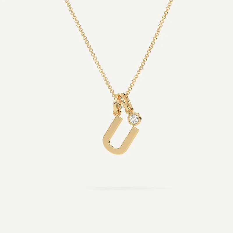 Last Chance To Grab Your Favorite Jewelry At A Discount Initial Letter U Necklace