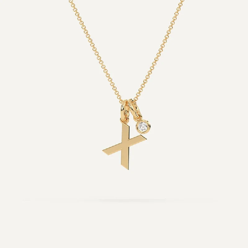 Unmissable Jewelry Sale – Shop Before It's Too Late Initial Letter X Necklace