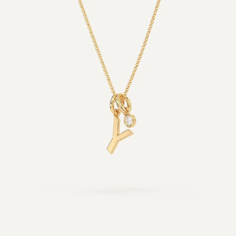 Elegant Jewelry, Affordable Luxury – Shop Now Initial Letter Y Necklace