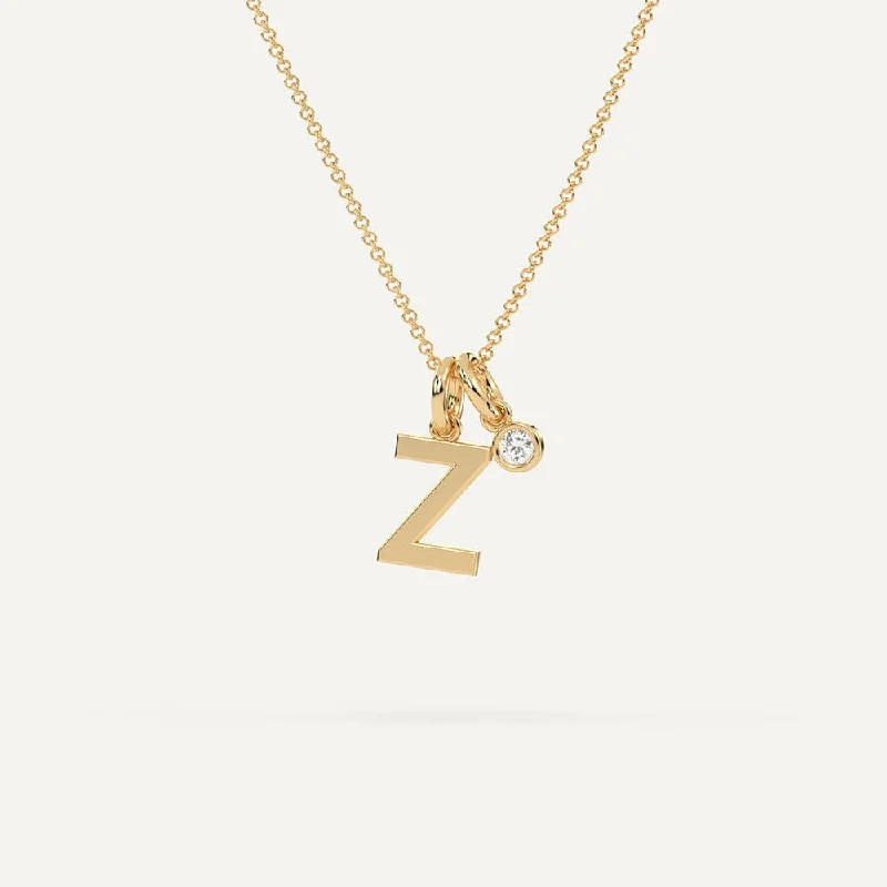 Handcrafted Beauty At Affordable Prices Initial Letter Z Necklace