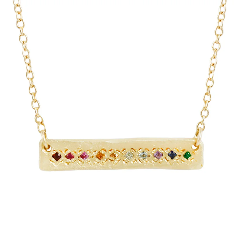 Elegant Jewelry, Exclusive Prices – Shop Now La Fortuna Necklace-Rainbow
