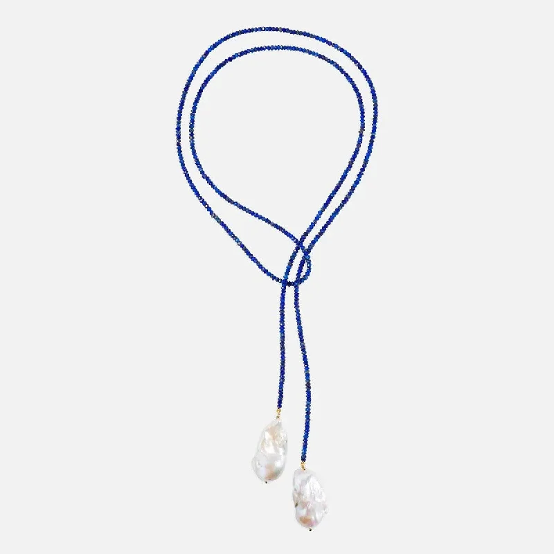Premium Jewelry, Premium Discounts – Act Fast Lapis Classic Gemstone Lariat