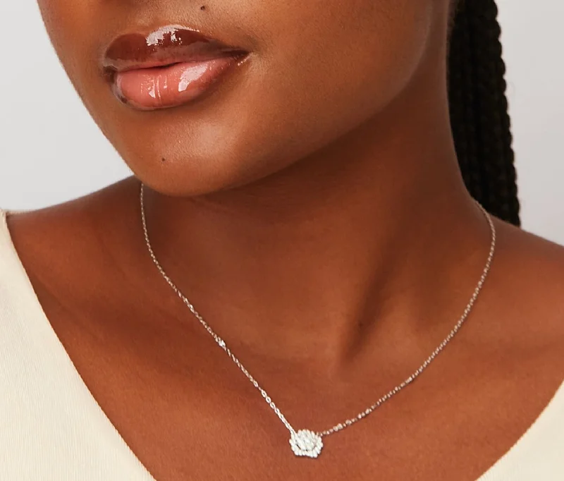 Exclusive Online Jewelry Sale – Don't Wait Lesa Moissanite Necklace in 925 Sterling Silver