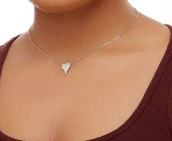 Jewelry Clearance – Final Chance To Save Big Lev Moissanite Necklace in 925 Sterling Silver