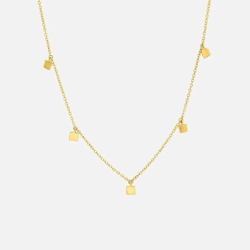 Seasonal Jewelry Clearance – Best Styles At The Lowest Prices Mini Square Necklace