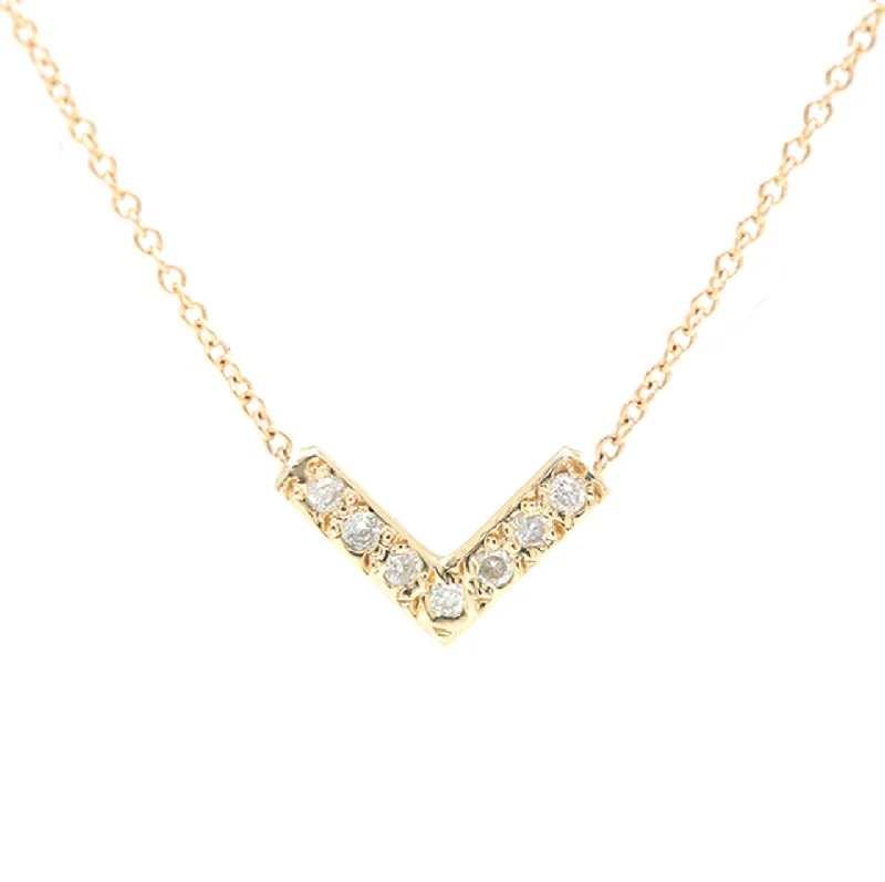 Flash Sale On Stunning Jewelry – Don't Miss Out Open Triangle Necklace-White Diamond