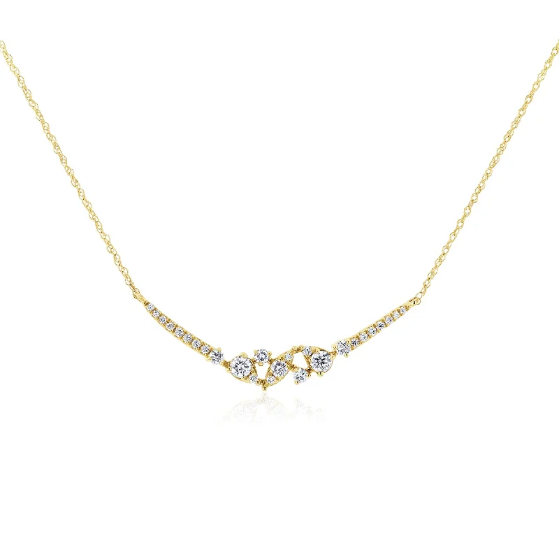Stunning Jewelry At A Fraction Of The Price Orion Lab Diamond Boomerang Necklace