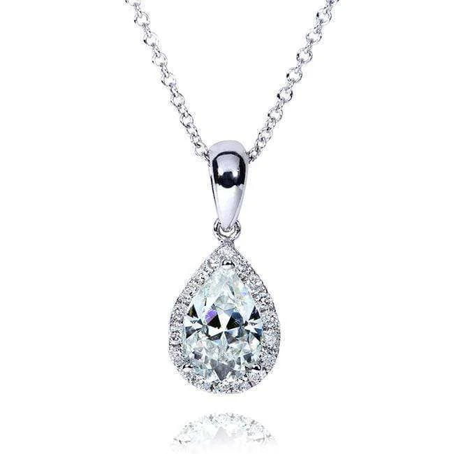 Jewelry Deals That Sparkle – Shop Today 1ct.tw Pear Moissanite Halo