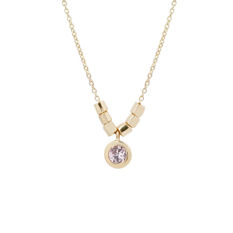 Shop Handcrafted Jewelry At Special Promotional Rates Pink sapphire pebble necklace