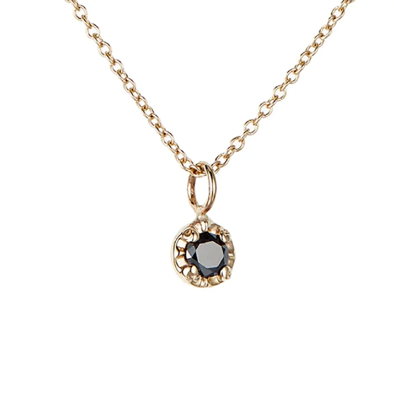 Buy More, Save More – Special Jewelry Discounts Prong Necklace, Black Diamond